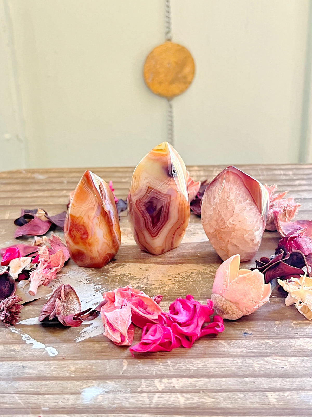 Red Banded Agate Flames