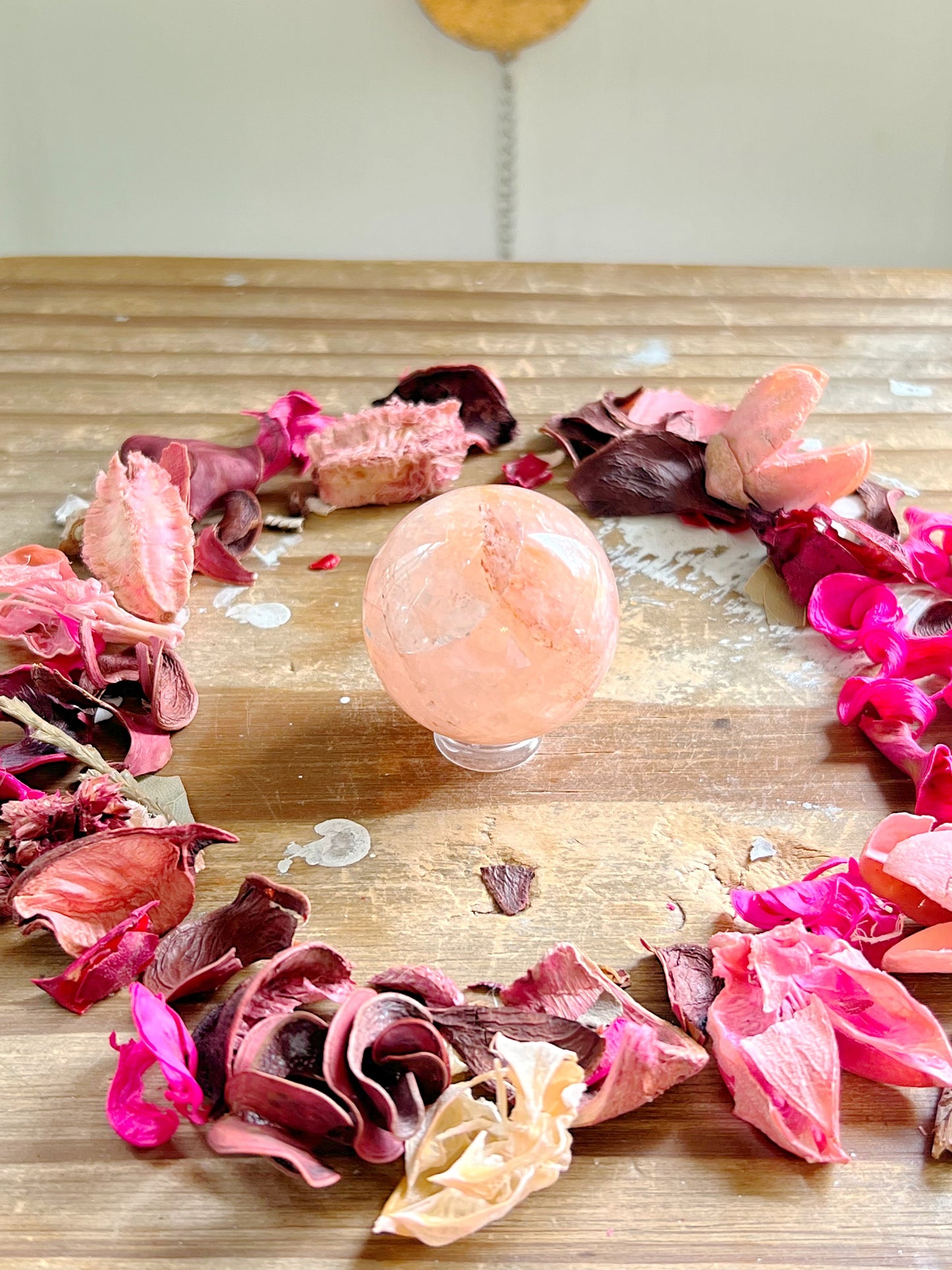 Fire Quartz Spheres