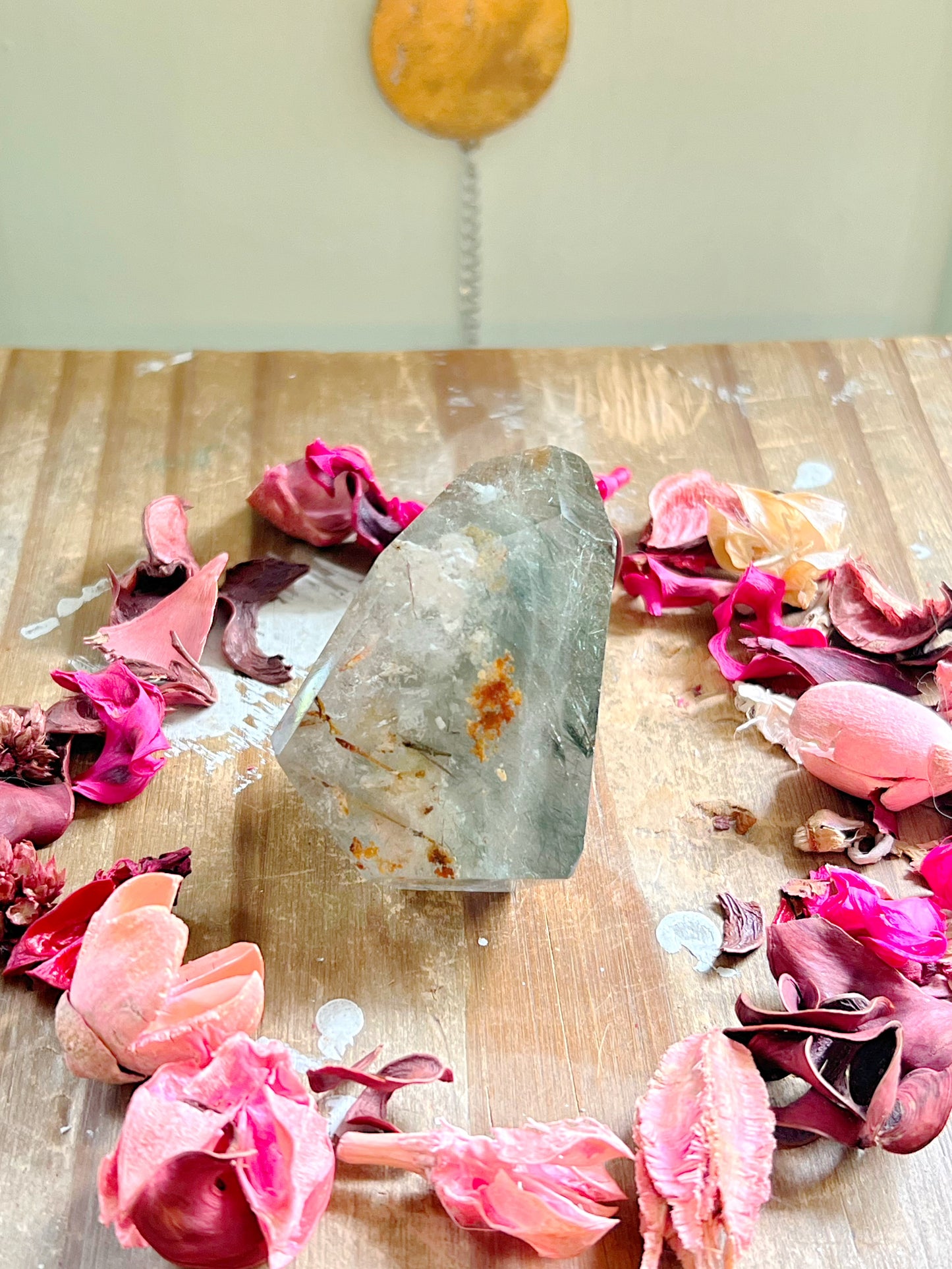 Garden Quartz X Copper Rutile X Green Rutile Freeform