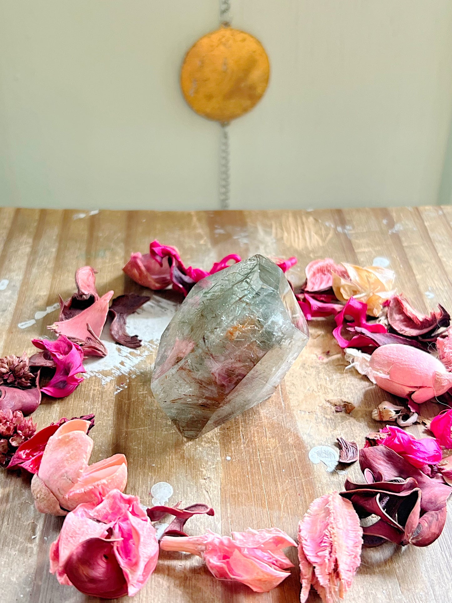 Garden Quartz X Copper Rutile X Green Rutile Freeform