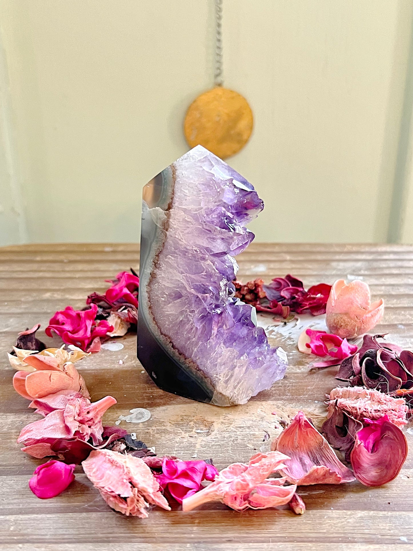 Rose and Quartz - Towers - Druzy Amethyst Towers 2