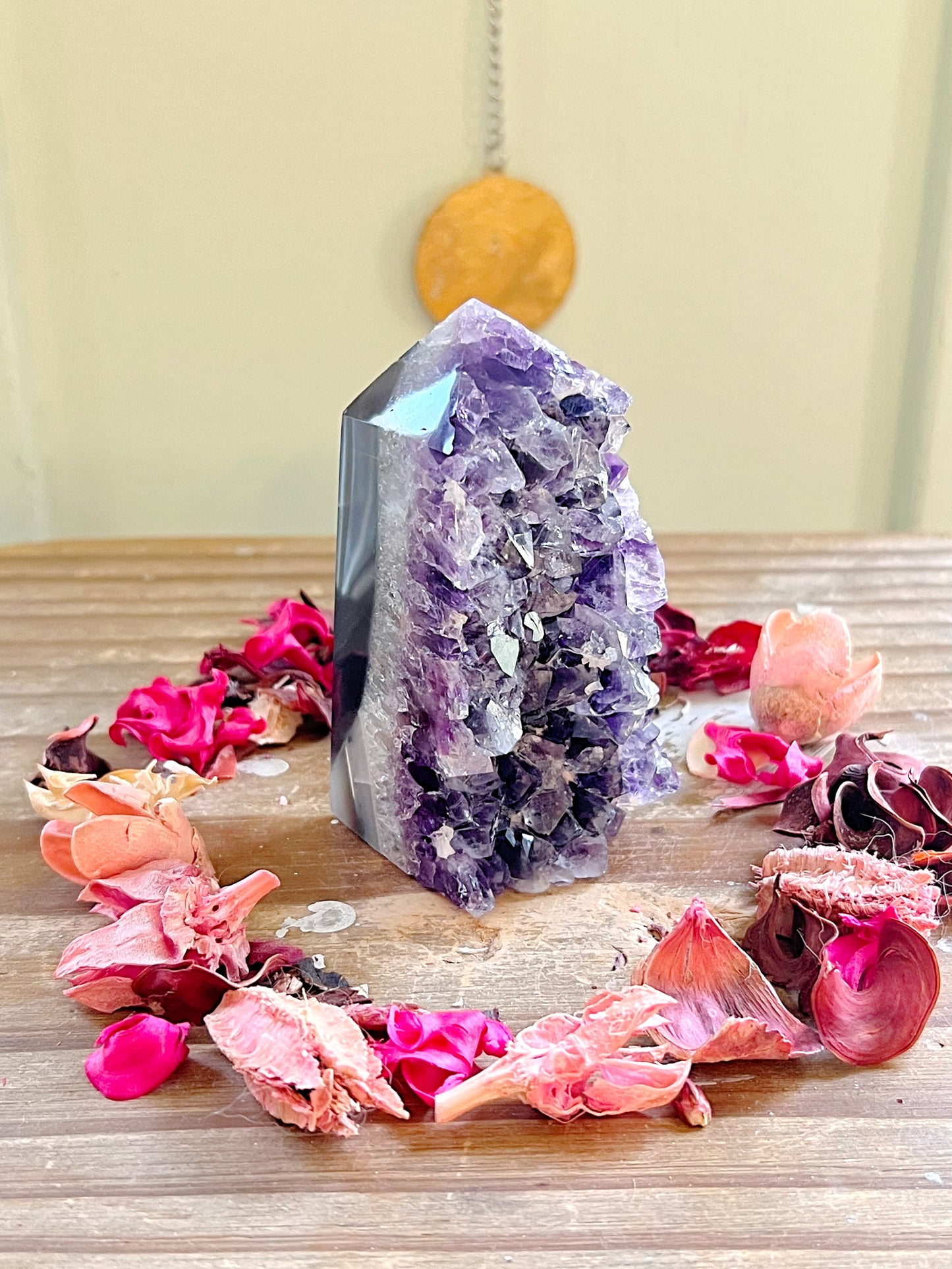 Rose and Quartz - Towers - Druzy Amethyst Towers 3