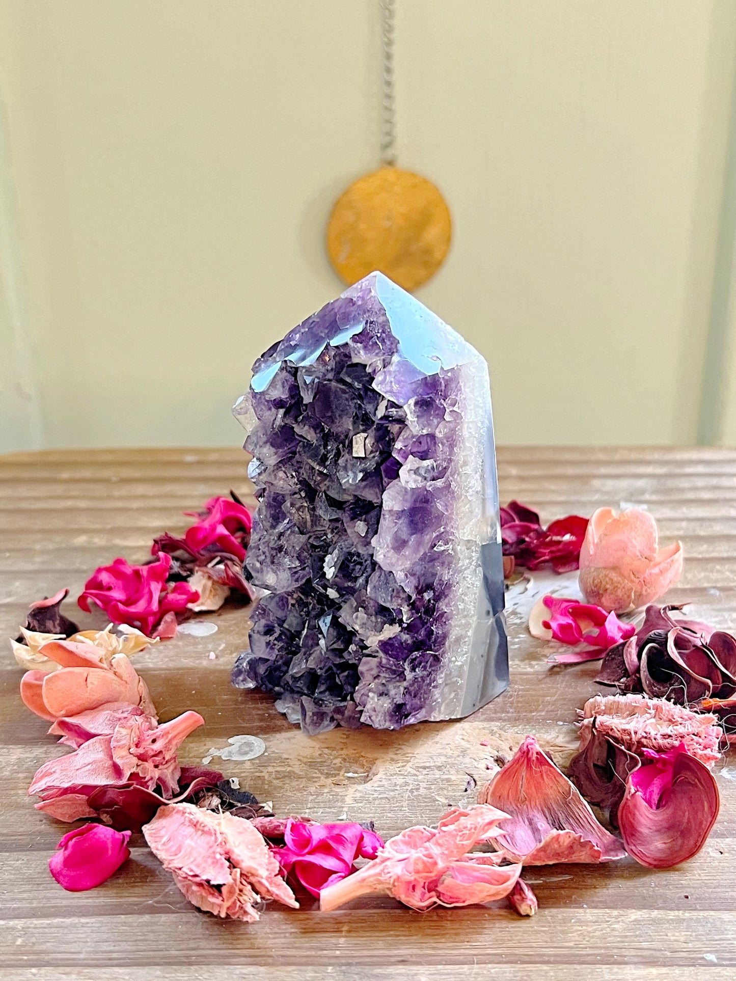 Rose and Quartz - Towers - Druzy Amethyst Towers 4