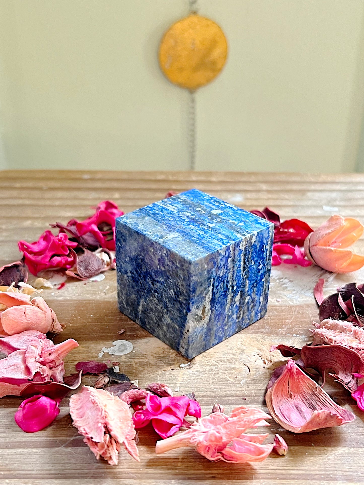 Rose and Quartz - Carvings - Lapis Lazuli Cubes 1