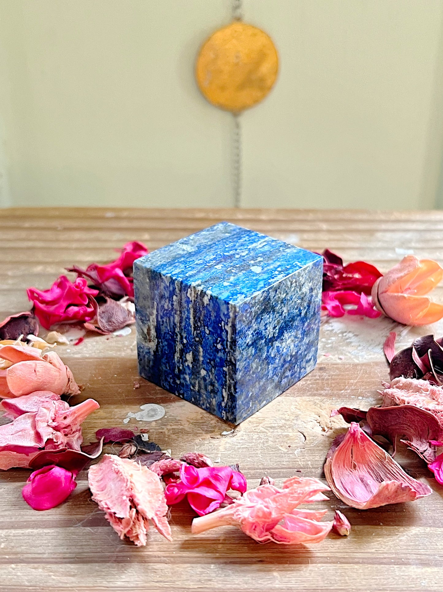 Rose and Quartz - Carvings - Lapis Lazuli Cubes 2