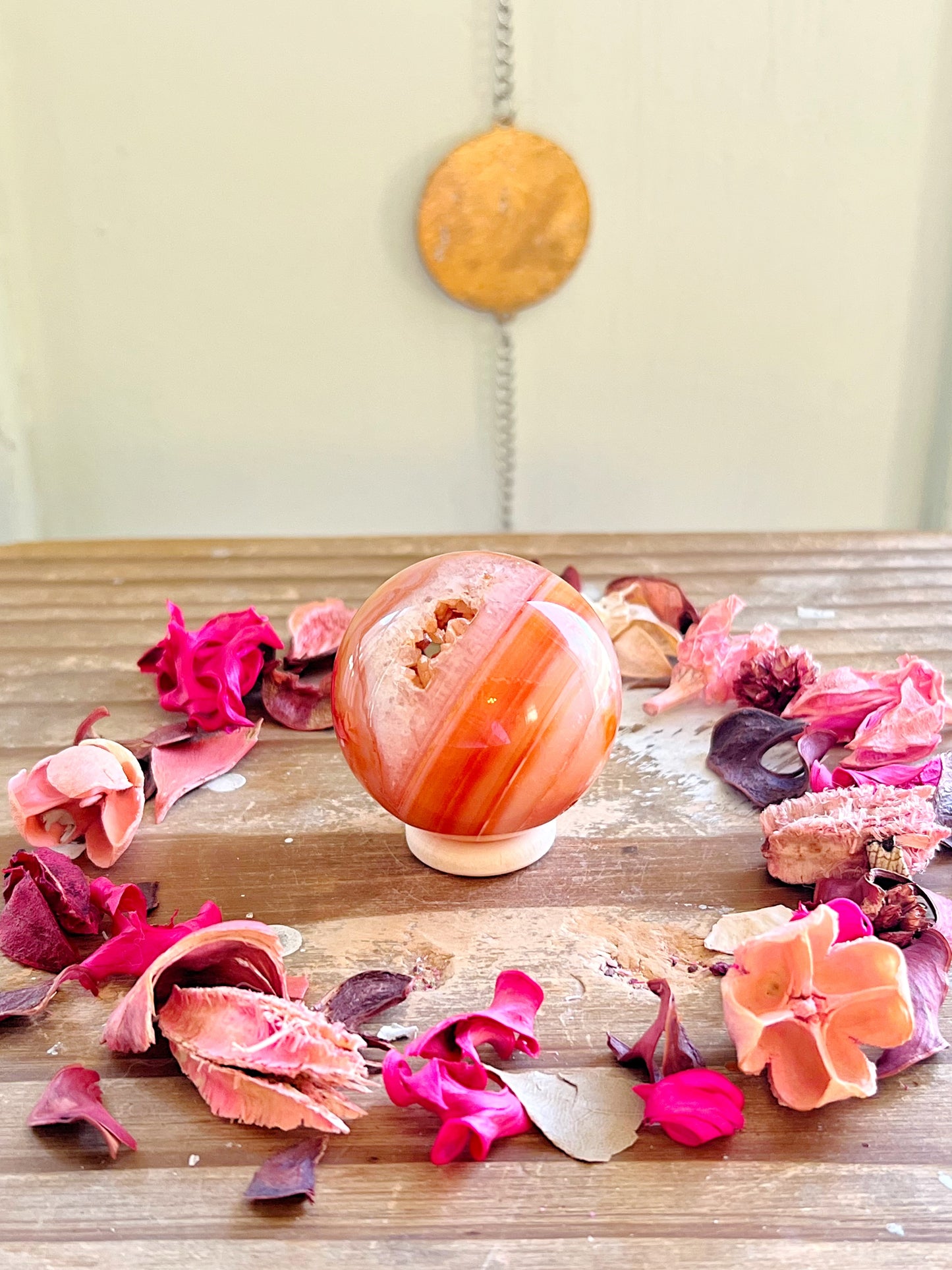 Druzy Carnelian Spheres