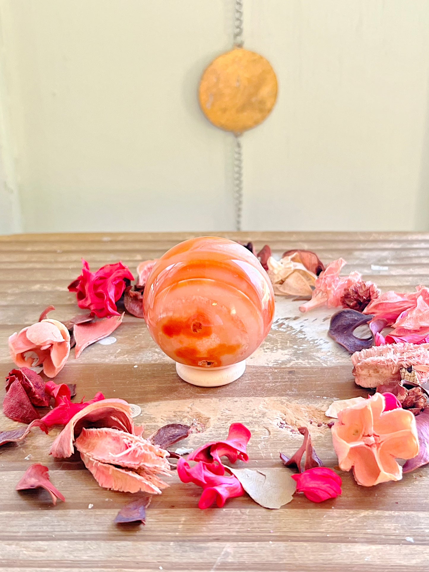 Druzy Carnelian Spheres