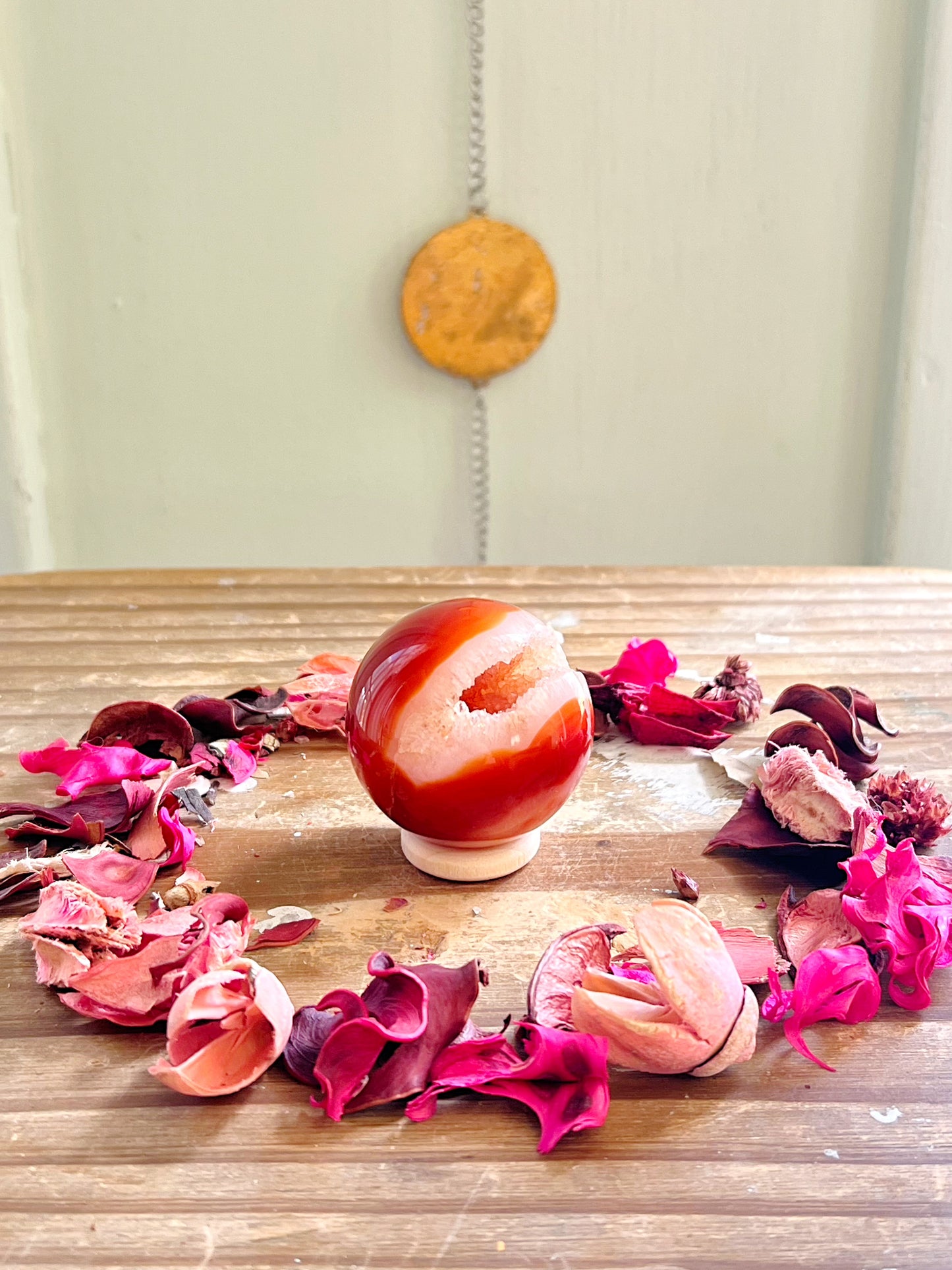 Druzy Carnelian Spheres
