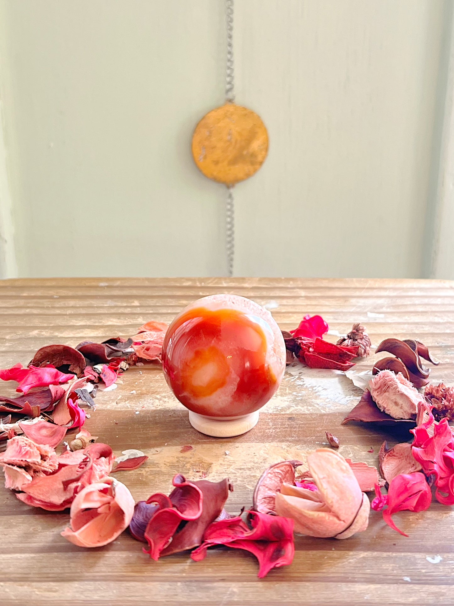 Druzy Carnelian Spheres