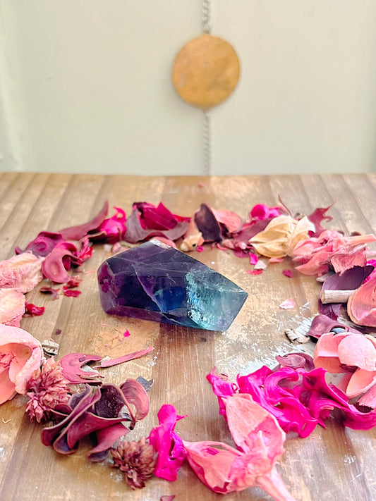 Feather Fluorite Gusher Freeform