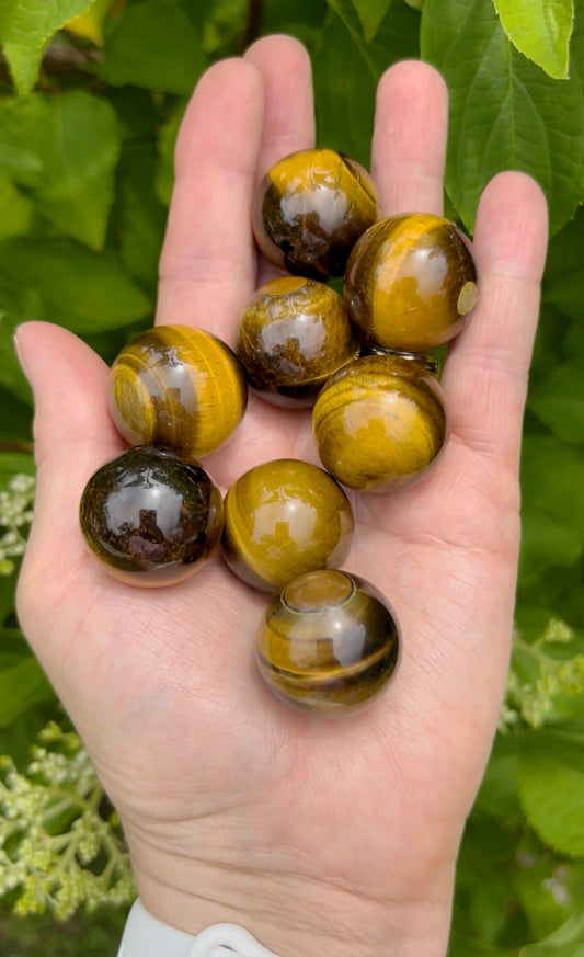 Tiger Eye Mini Spheres
