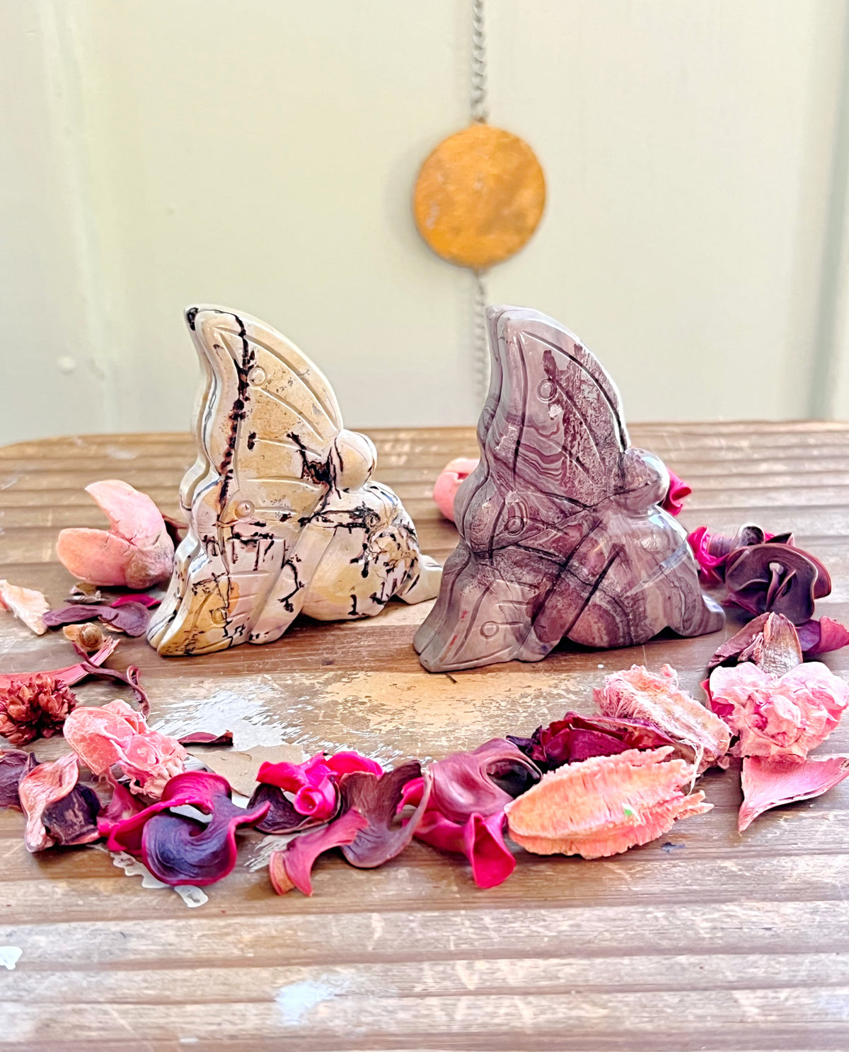 Picture Jasper Fairy Carvings