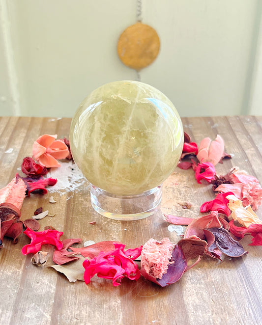Lemon Amethyst Sphere