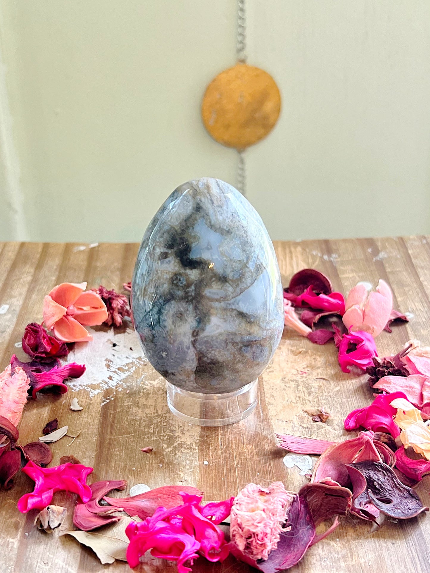 Moss Agate Eggs