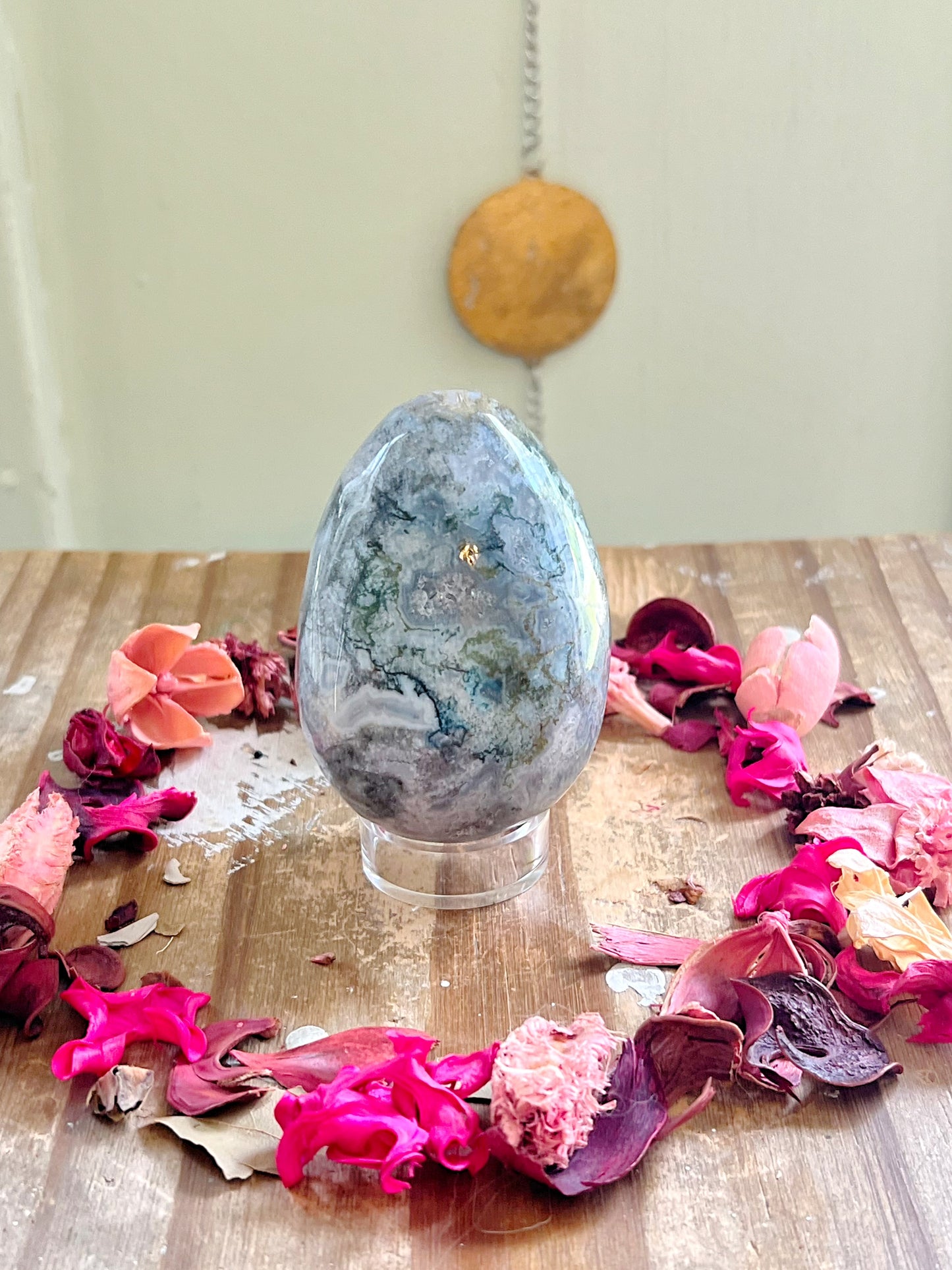 Moss Agate Eggs