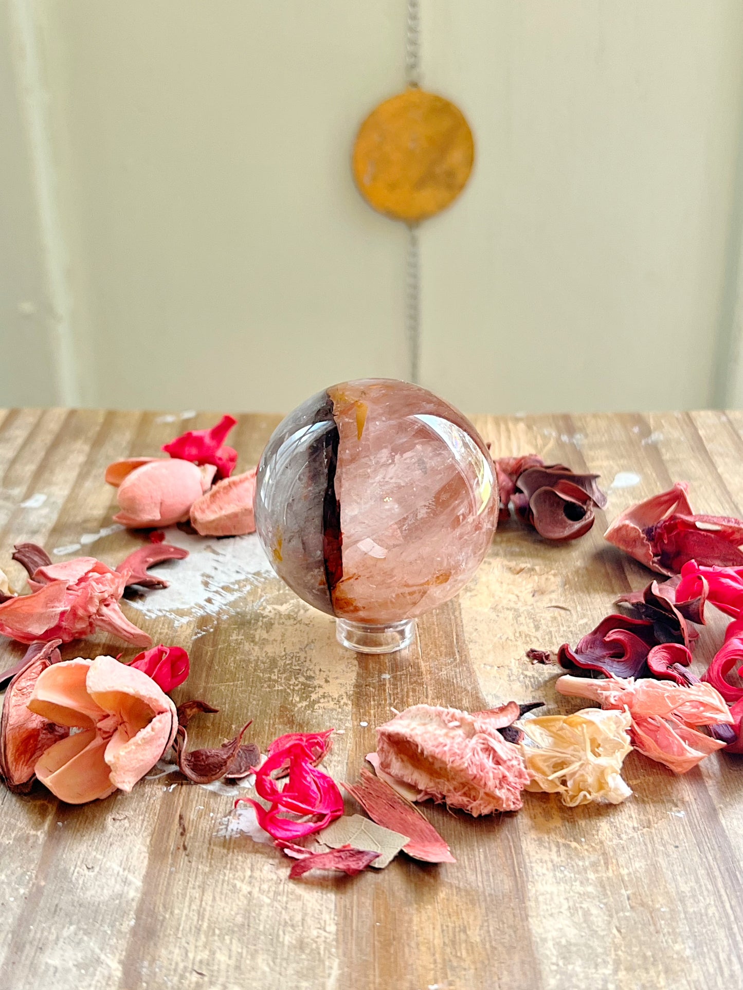 Fire Quartz Spheres