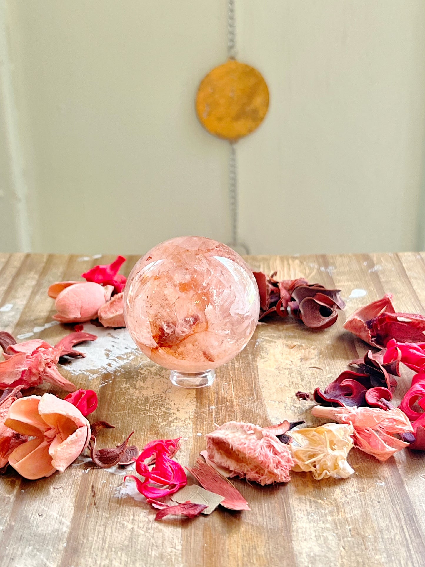 Fire Quartz Spheres