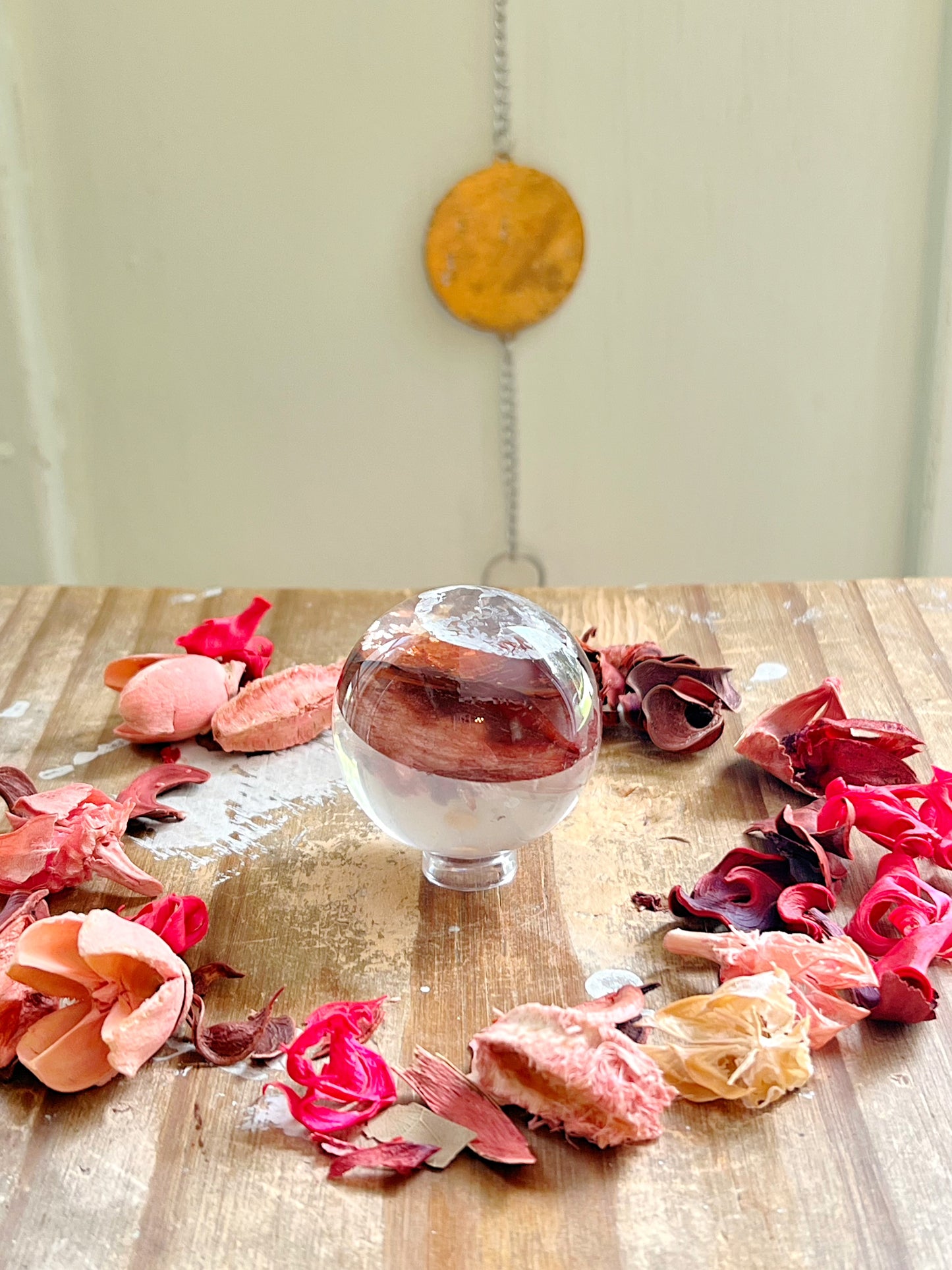Fire Quartz Spheres