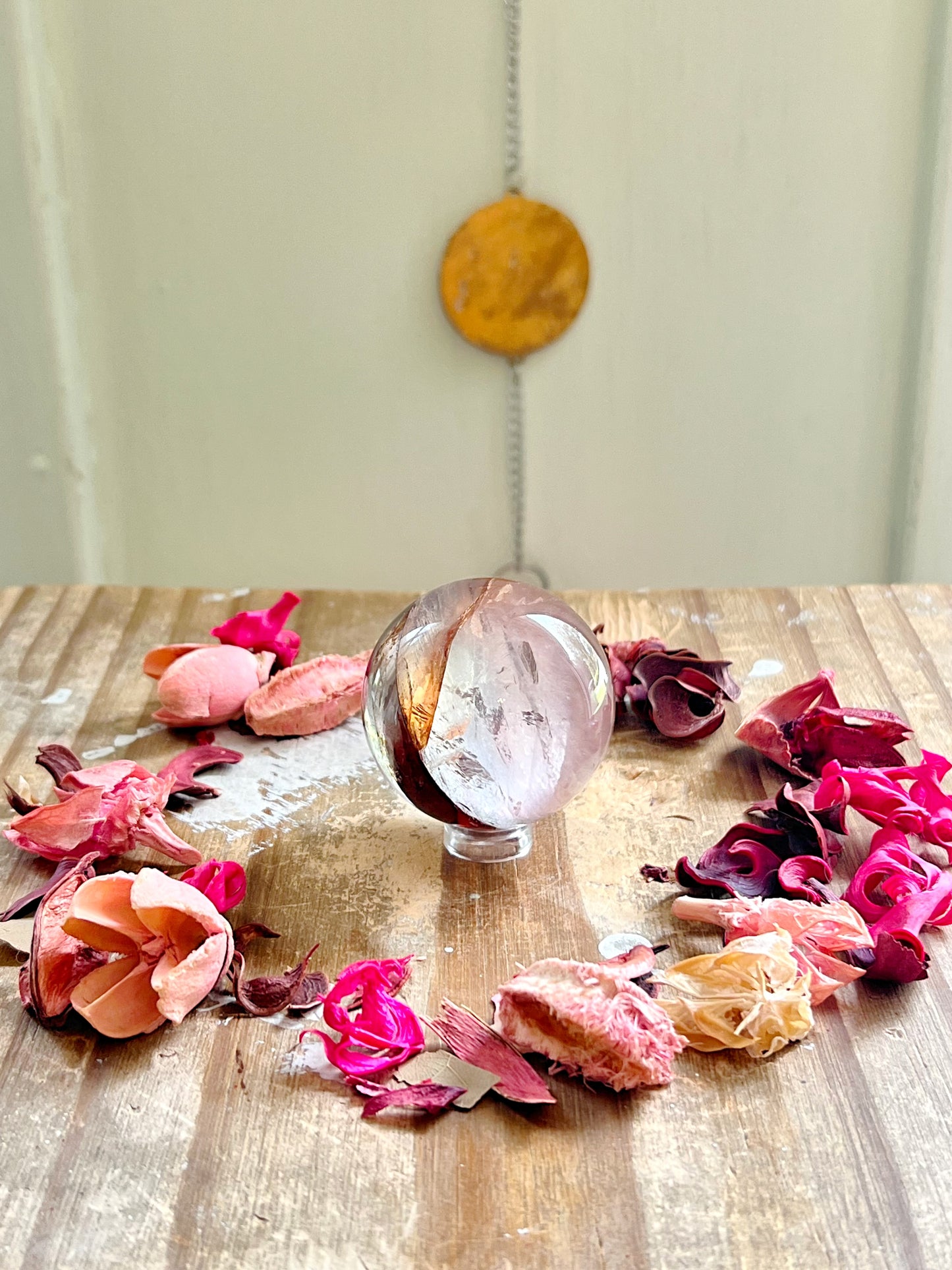 Fire Quartz Spheres