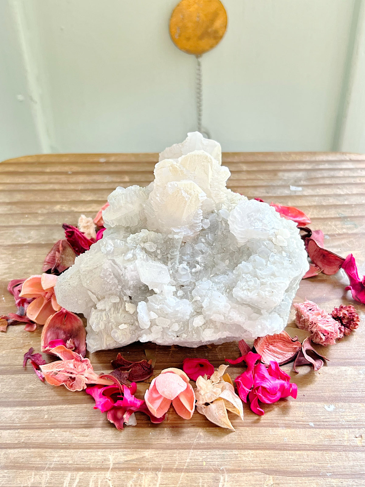 Raw UV Reactive Pink Calcite Specimen