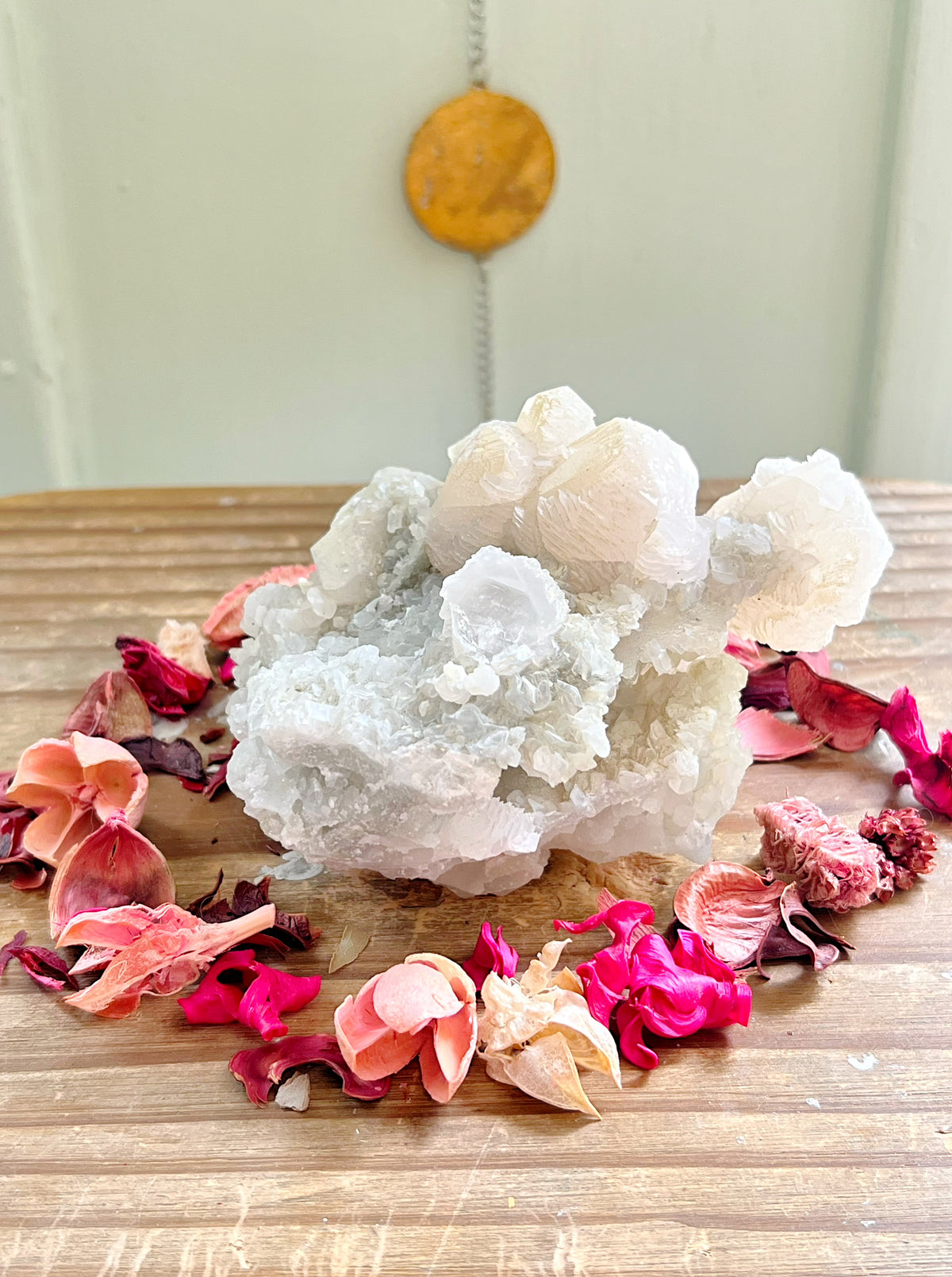 Raw UV Reactive Pink Calcite Specimen