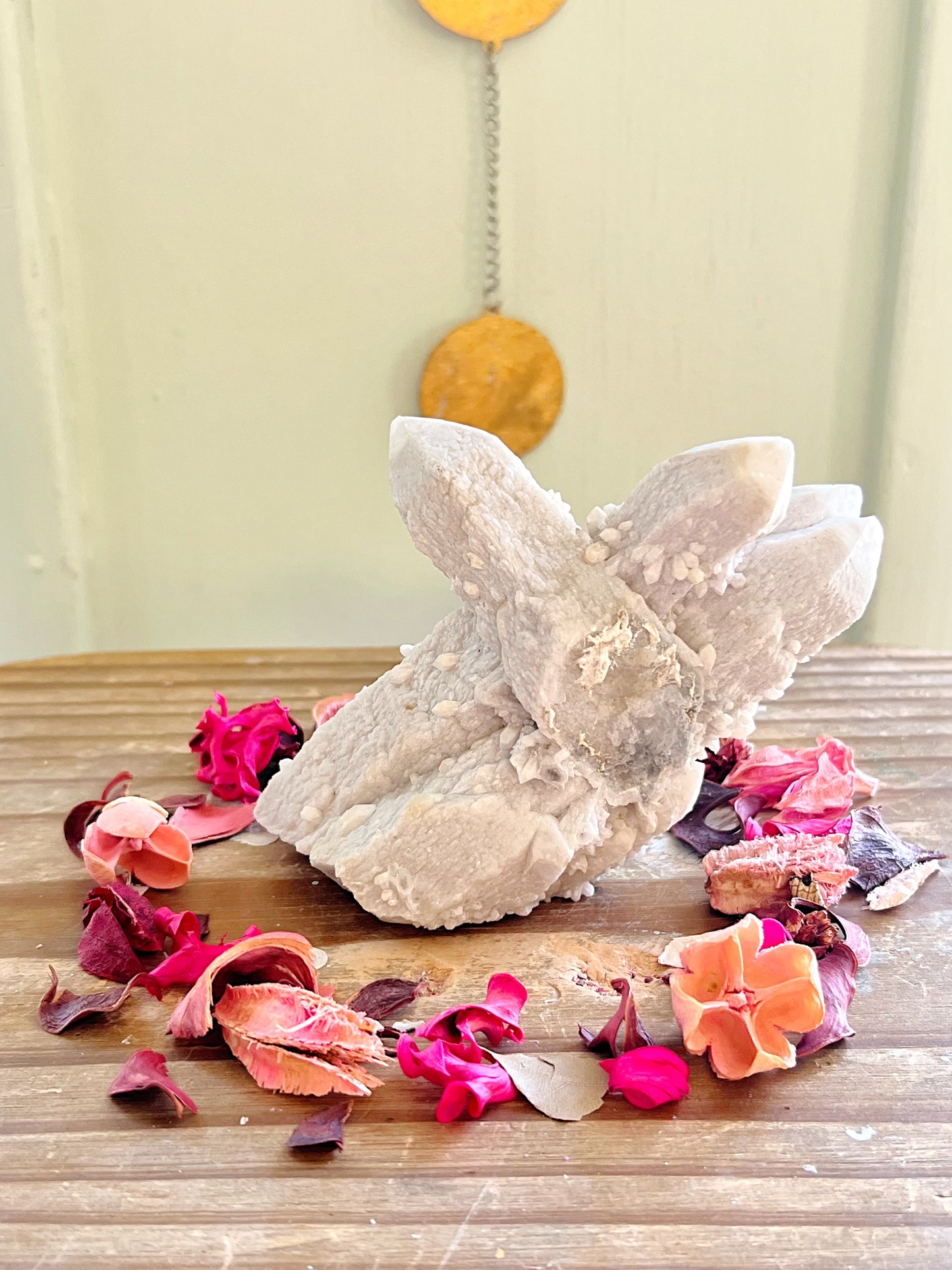 Candlestick Quartz Cluster