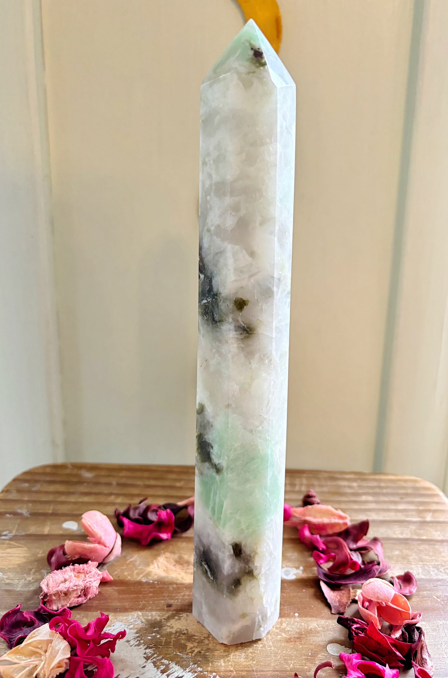 XL Garnierite X Epidote Tower