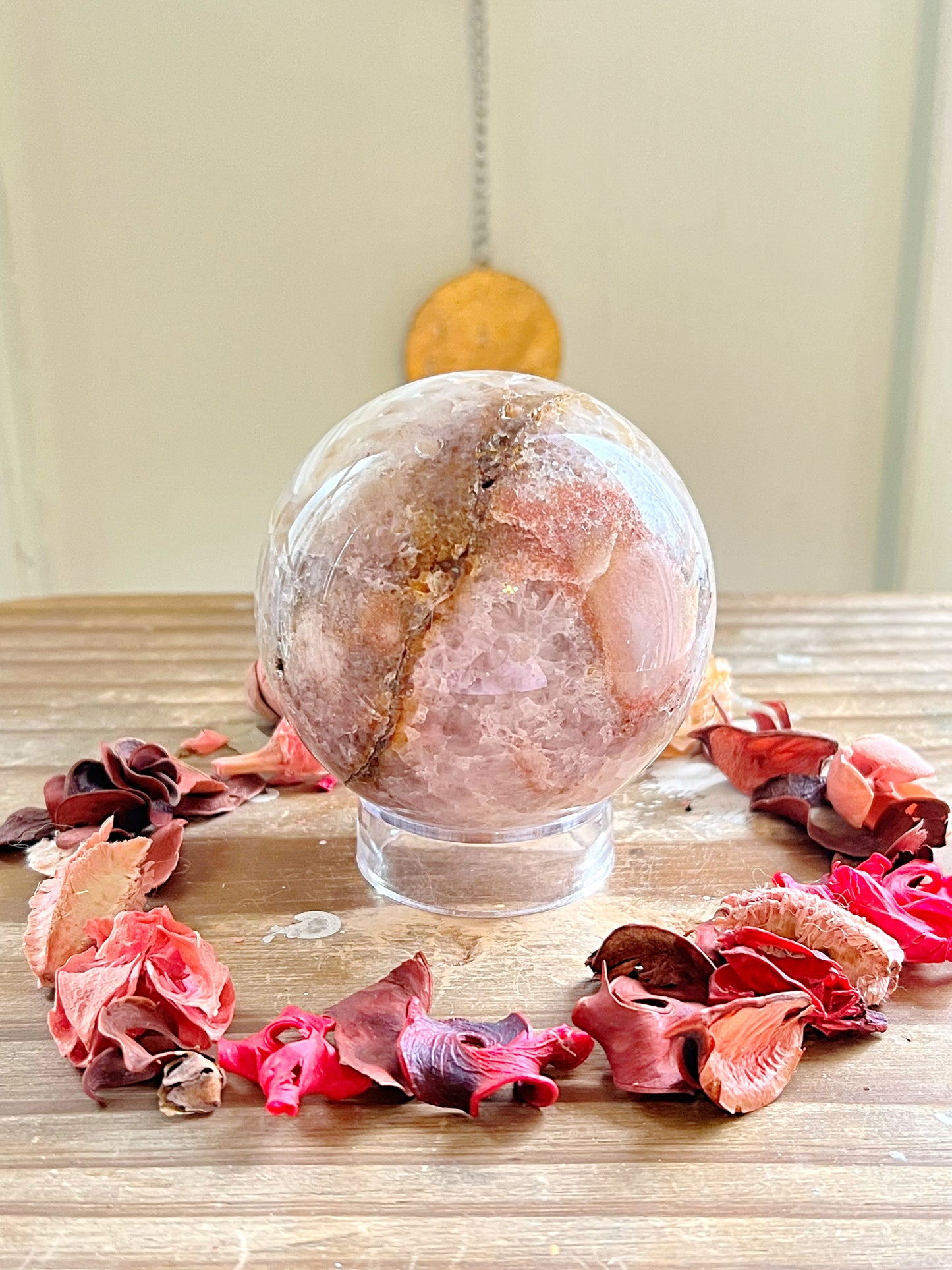 Flower Agate Spheres