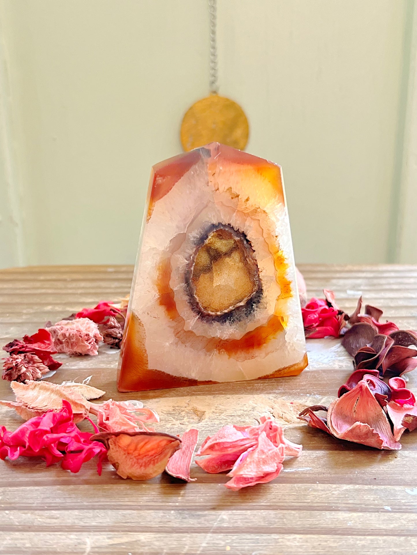 Druzy Red Banded Agate Towers