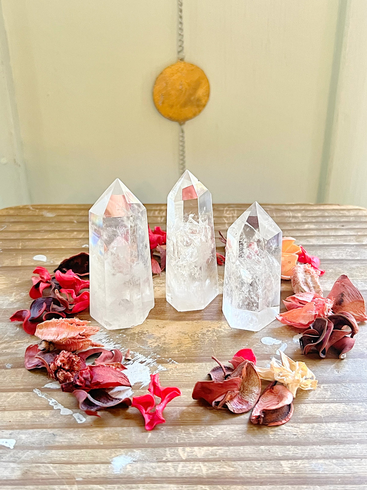 Blue Needle Quartz Towers