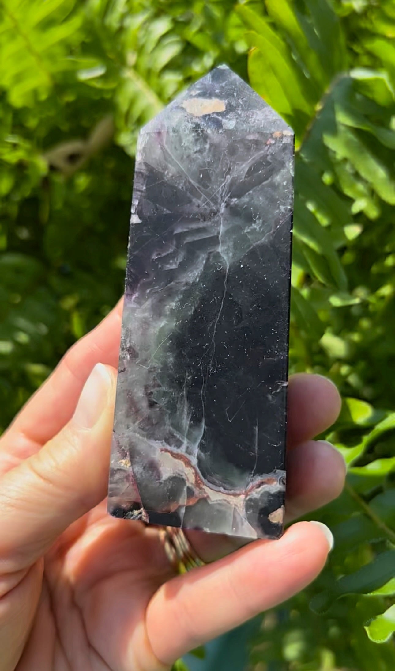 Fluorite X Agate Towers UV REACTIVE