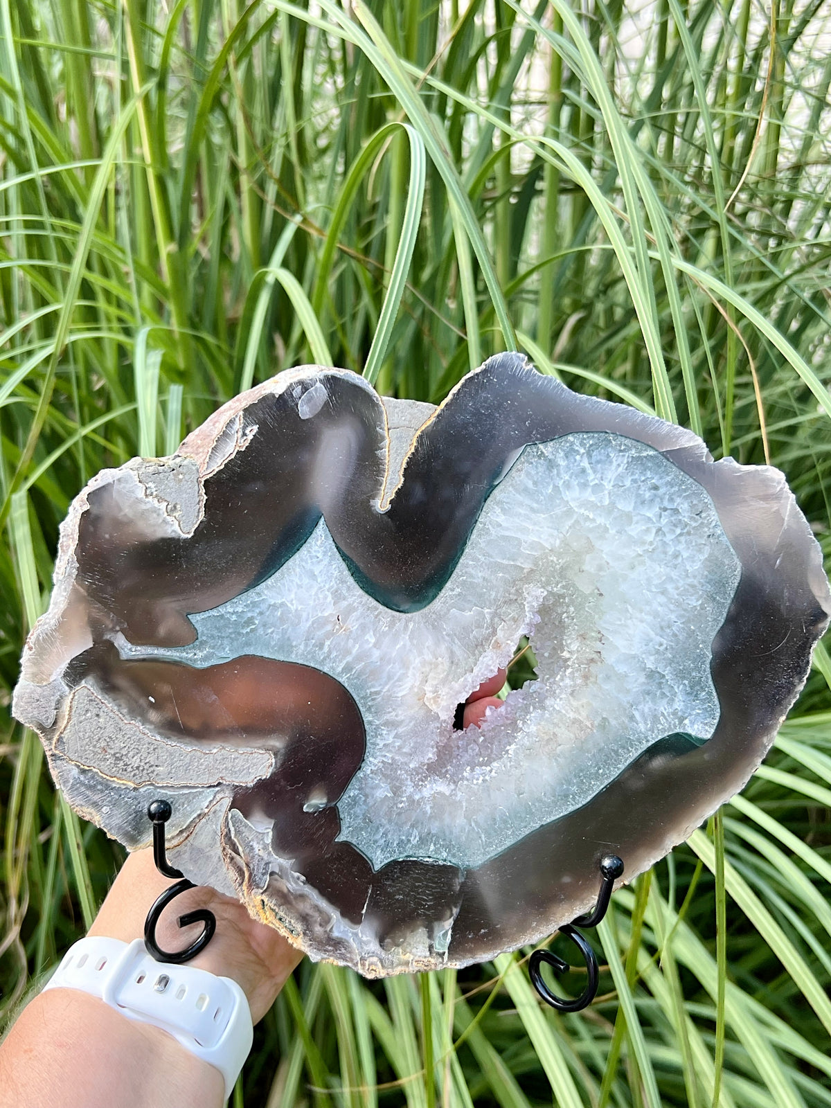 XL Agate x Amethyst x Quartz Slabs with Stands