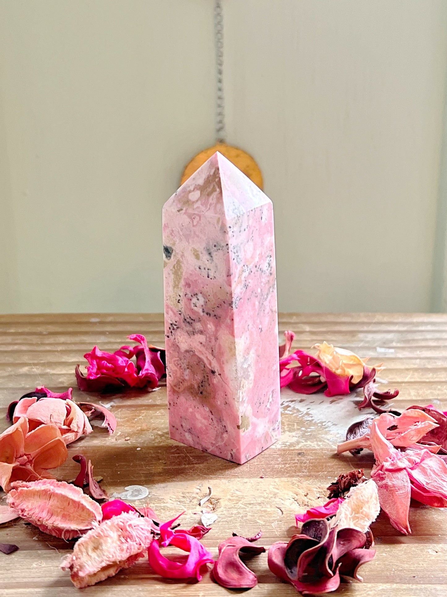 Peruvian Rhodonite Tower