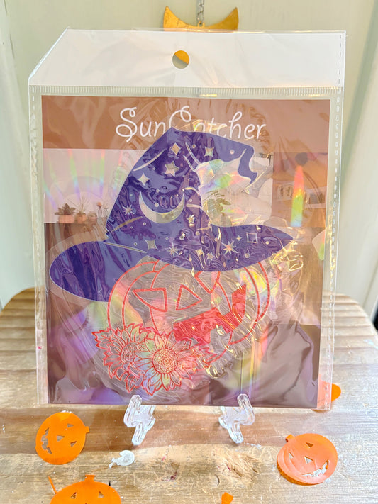 Pumpkin Witch Suncatchers