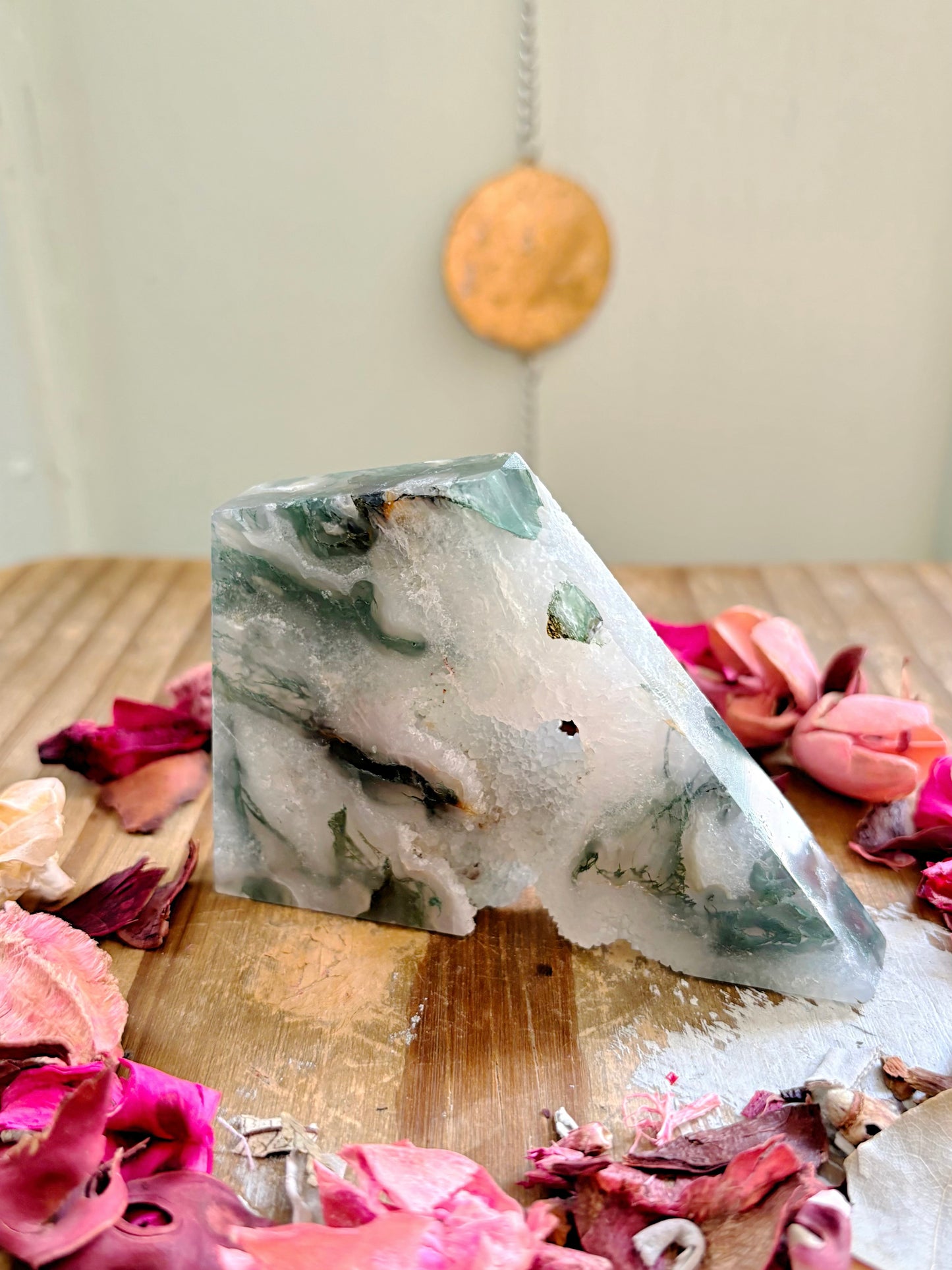 Moss Agate Freeform Slab