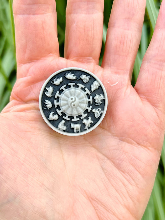 Taiji Stone Zodiac Signs Carving
