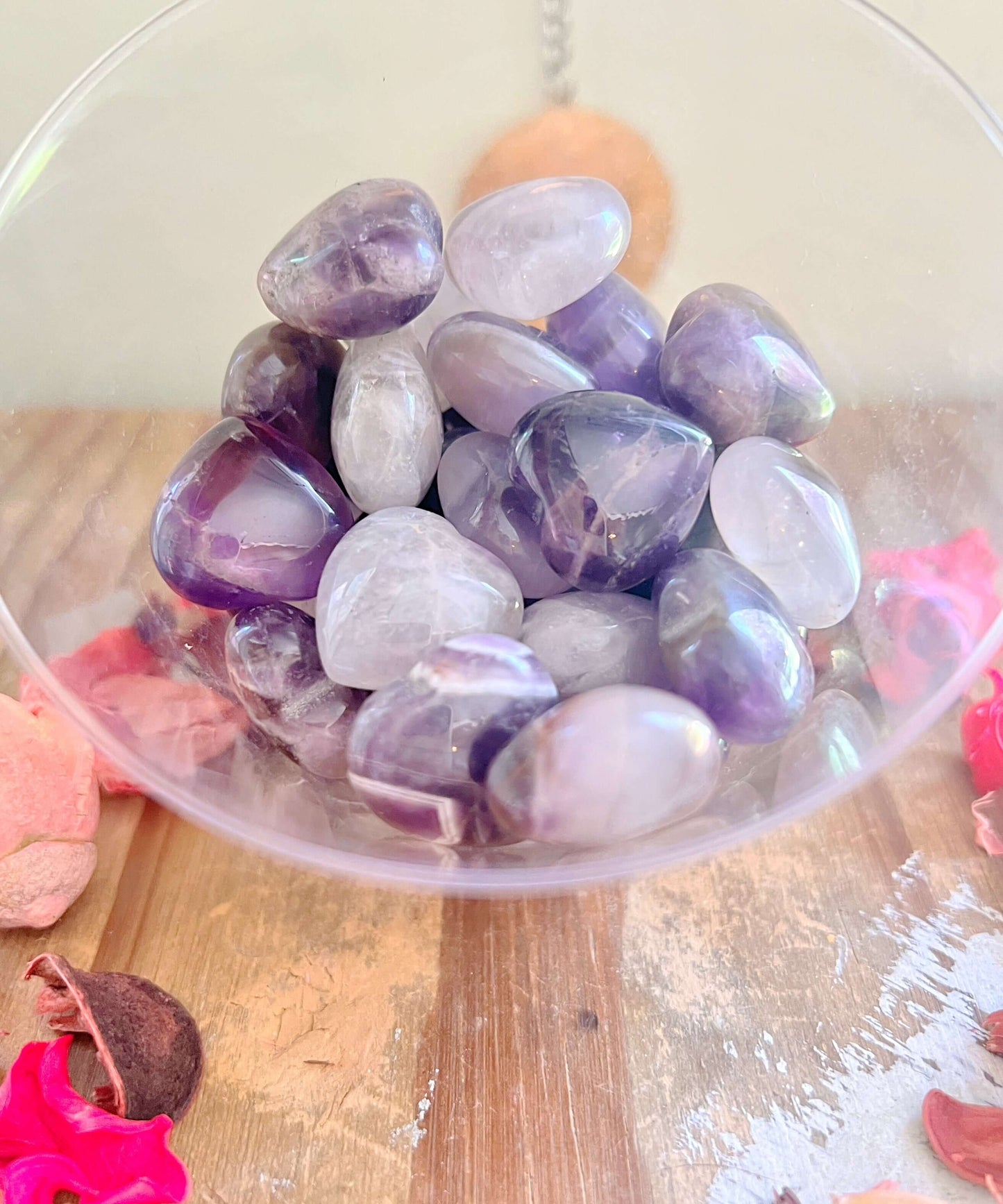 Rose and Quartz - Minis - Mini Dream Amethyst Hearts