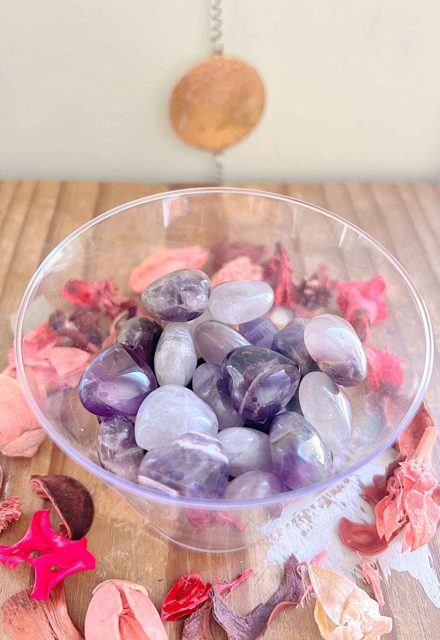 Rose and Quartz - Minis - Mini Dream Amethyst Hearts