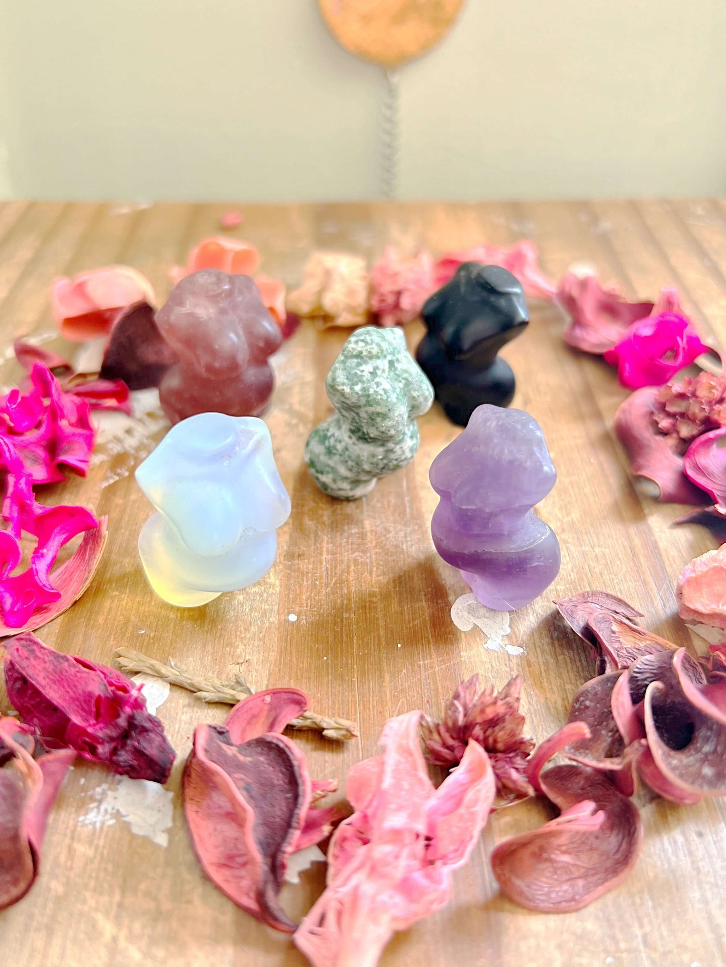 Rose and Quartz - Minis - Mini Pregnant Goddess Bodies