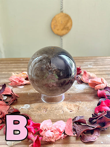 Rose and Quartz - Spheres - Smoky Quartz Sphere B2