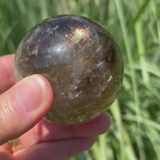 Rose and Quartz - Spheres - Smoky Quartz Sphere video B