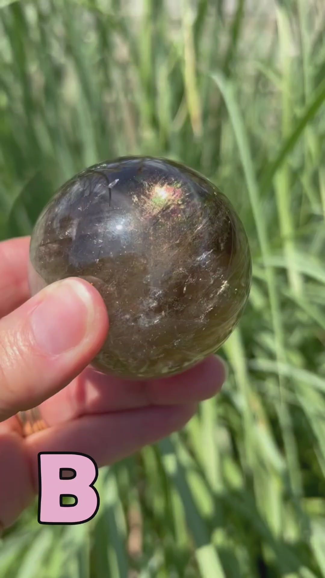 Rose and Quartz - Spheres - Smoky Quartz Sphere video B