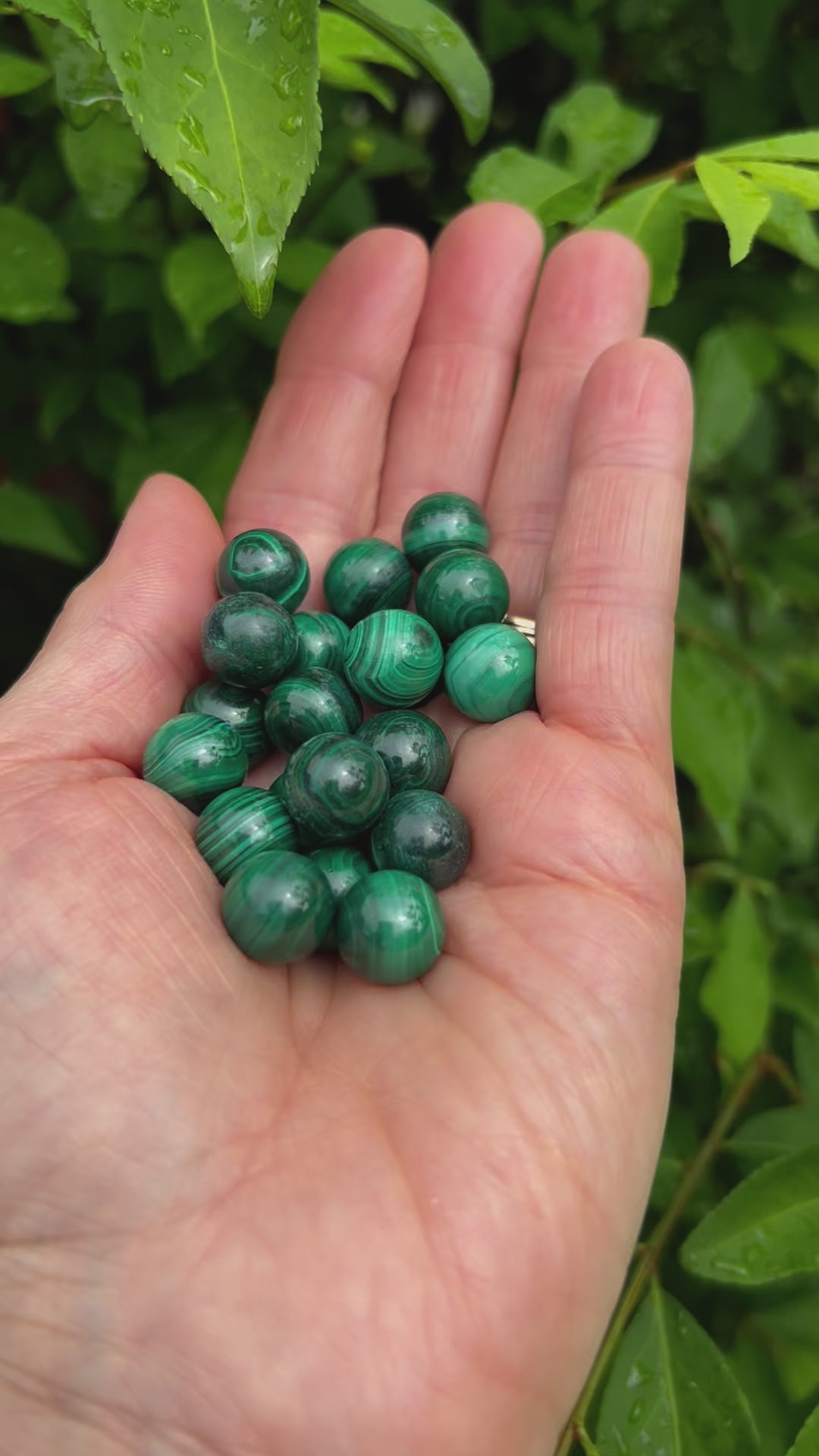 Rose and Quartz - Minis - Malachite Mini Spheres